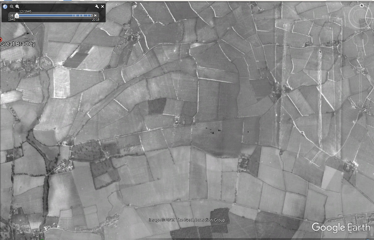 EAST GREEN AERIAL PHOTO - 1946