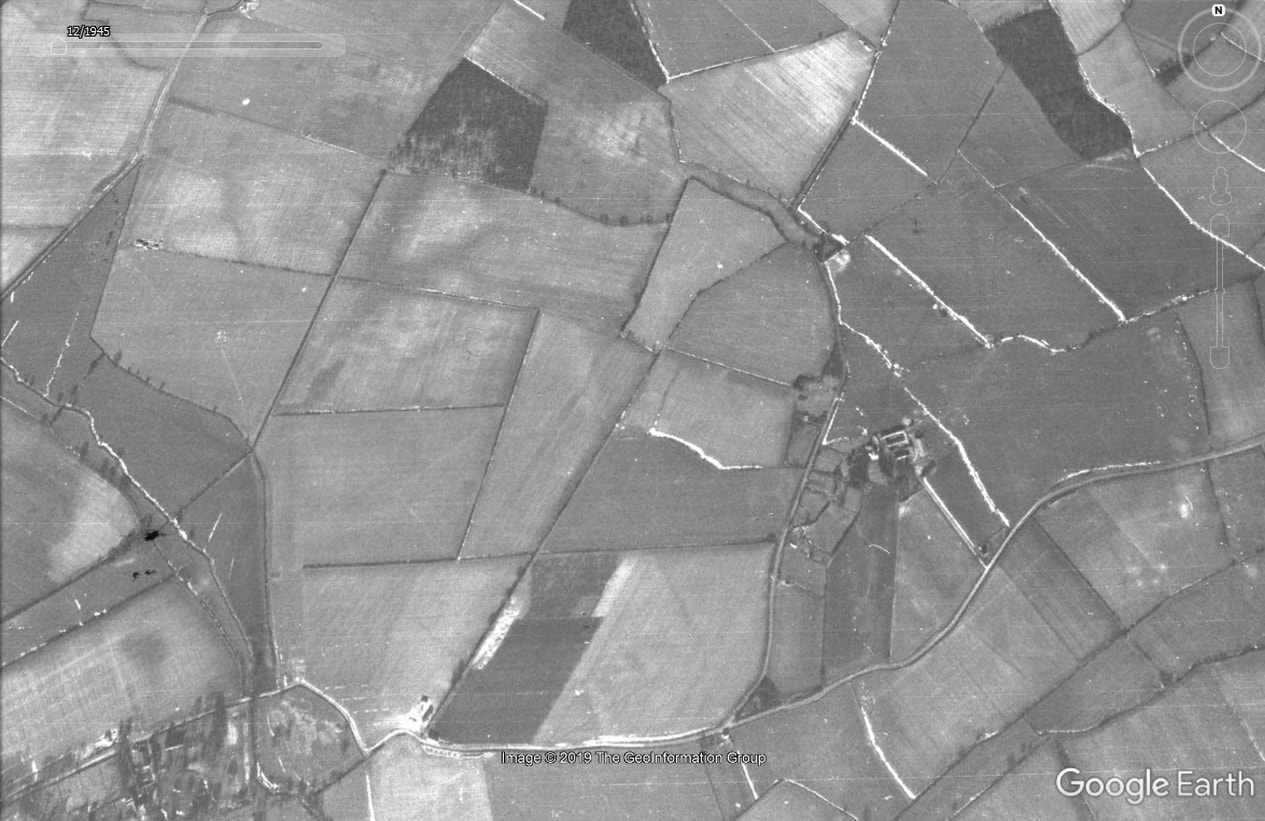 EAST GREEN ARIAL PHOTO, 1946