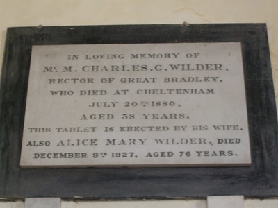 Charles Wilder monument