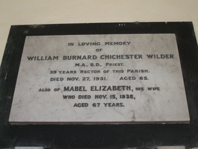 Burnard Wilder monument