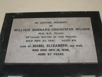 urnard Wilder plaque