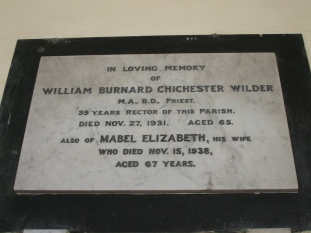 Burnard Wilder memorial