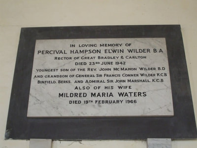 Percival Wilder plaque