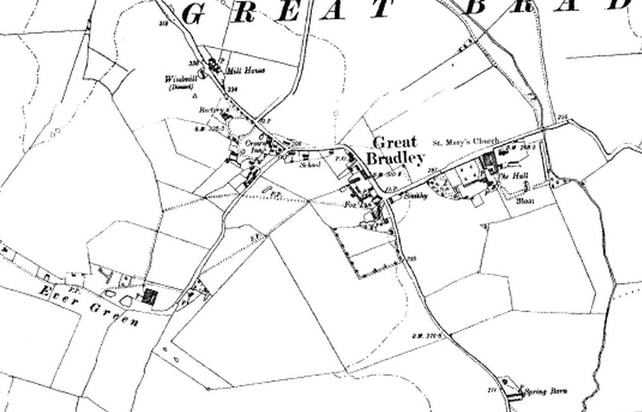Great Bradley Map