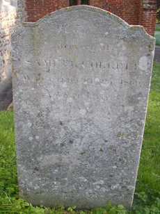Gravestone for Samuel Collett,