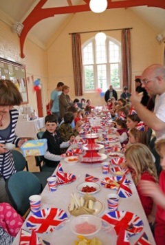 Children's Tea Party to celebrate the Queens Jubilee 2012