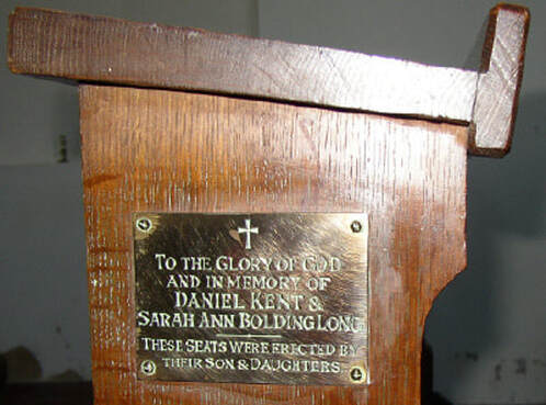Sarah Bolding plaque