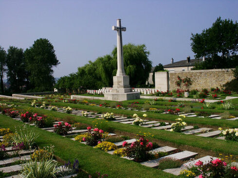 graves and cross